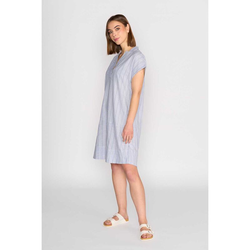 Vassalli Collared Dress With Drop Shoulder image number 3